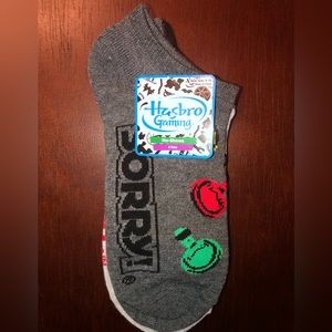 HASBRO GAMING NOVELTY LOW CUT SOCKS NWT WOMEN’S SHOE SIZE 4-10